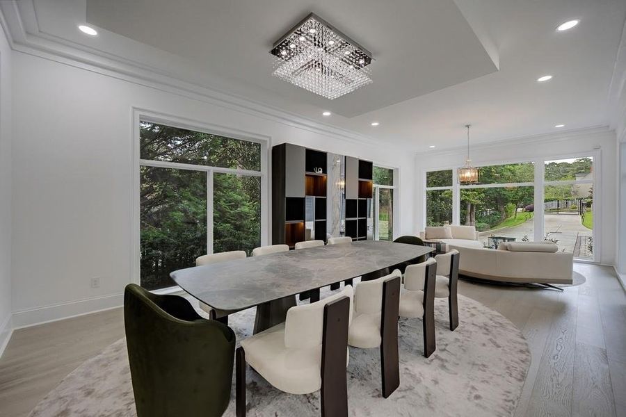 Furnished interior view inside a new home in , Brookhaven (Image 9).