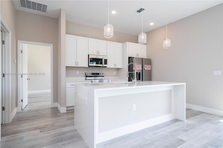 Furnished interior view inside a new home in , Sebring (Image 8).