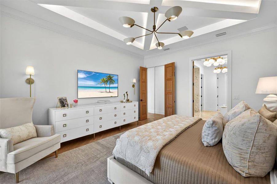 Furnished interior view inside a new home in , Sarasota (Image 18).