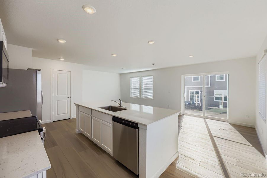 Furnished interior view inside a new home in Copper Chase: The Celestial Collection, Colorado Springs (Image 5).