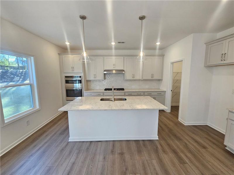 Furnished interior view inside a new home in The Estates at Casteel, Bethlehem (Image 7).