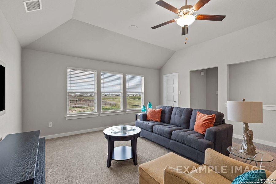 Furnished interior view inside a new home in Hannah Heights, Seguin (Image 42).