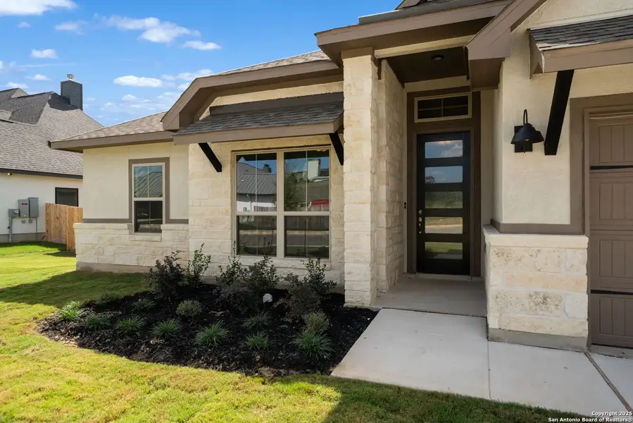 Exterior details and patio area of a home in , Castroville (Image 3). Exterior details and patio area of a home in , Castroville (Image 3).