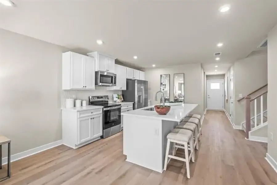 Furnished interior view inside a new home in Reidville Villas, Reidville (Image 5).