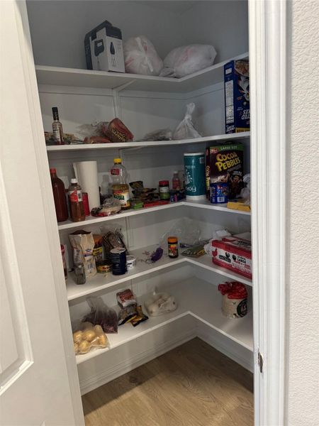 View of storage area