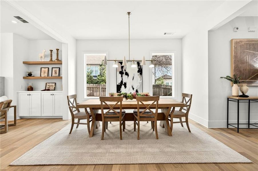 Furnished interior view inside a new home in , Brookhaven (Image 8).