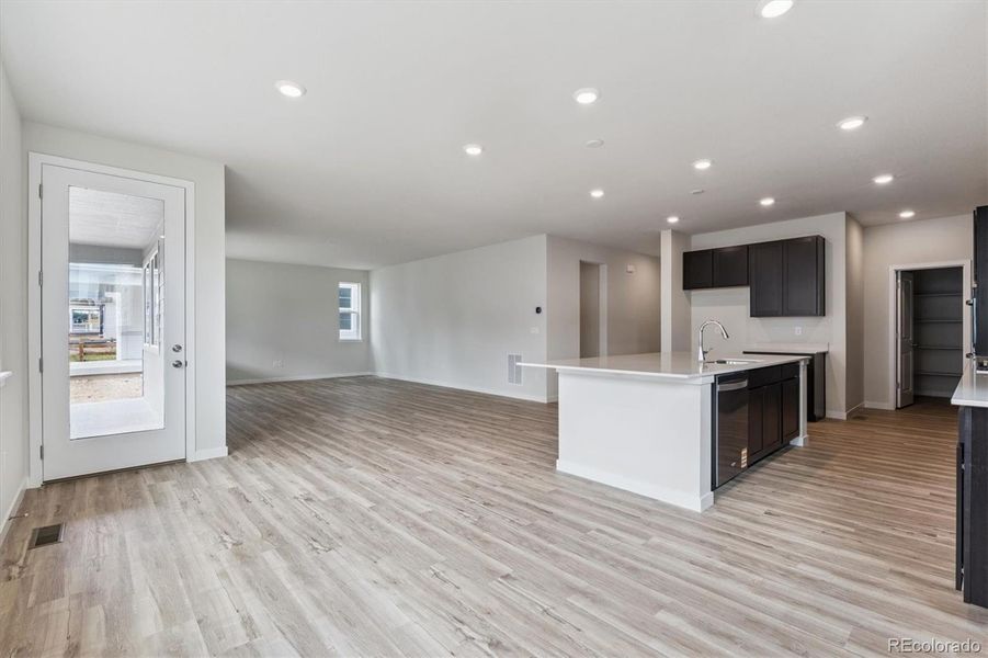 Spacious, unfurnished interior of a new home in Floret Collection at Parkdale Commons, Lafayette (Image 19).