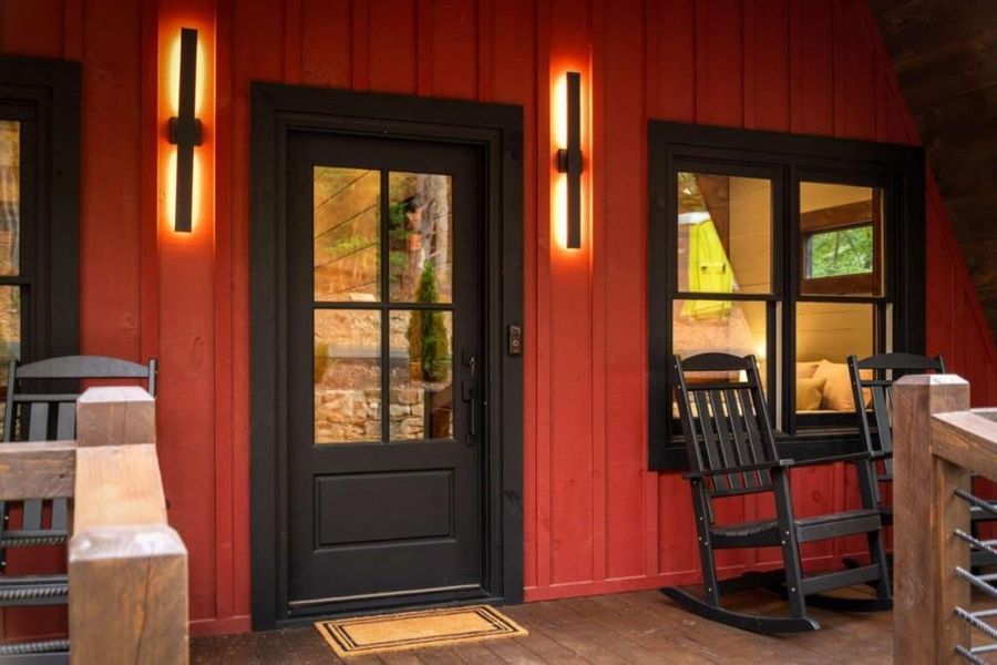 Exterior details and patio area of a home in , McCaysville (Image 28).