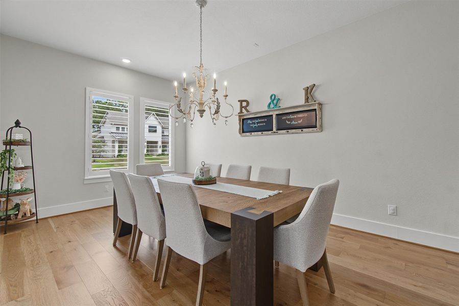 Furnished interior view inside a new home in The Highlands, Porter (Image 31).