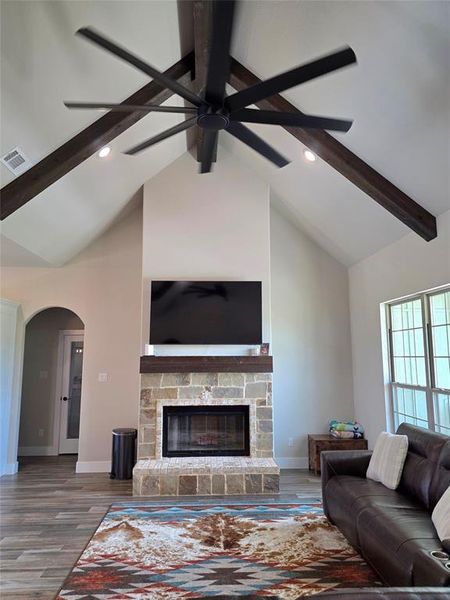 Furnished interior view inside a new home in , Springtown (Image 7).