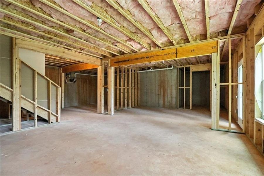 In-progress construction of a new home in , Jefferson, GA (Image 44).