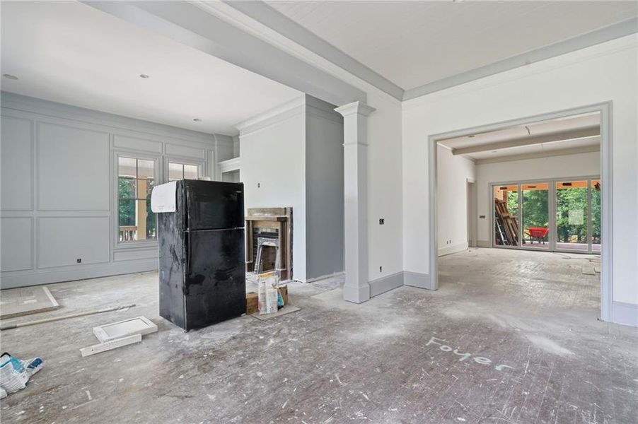 In-progress construction of a new home in , Marietta, GA (Image 16).