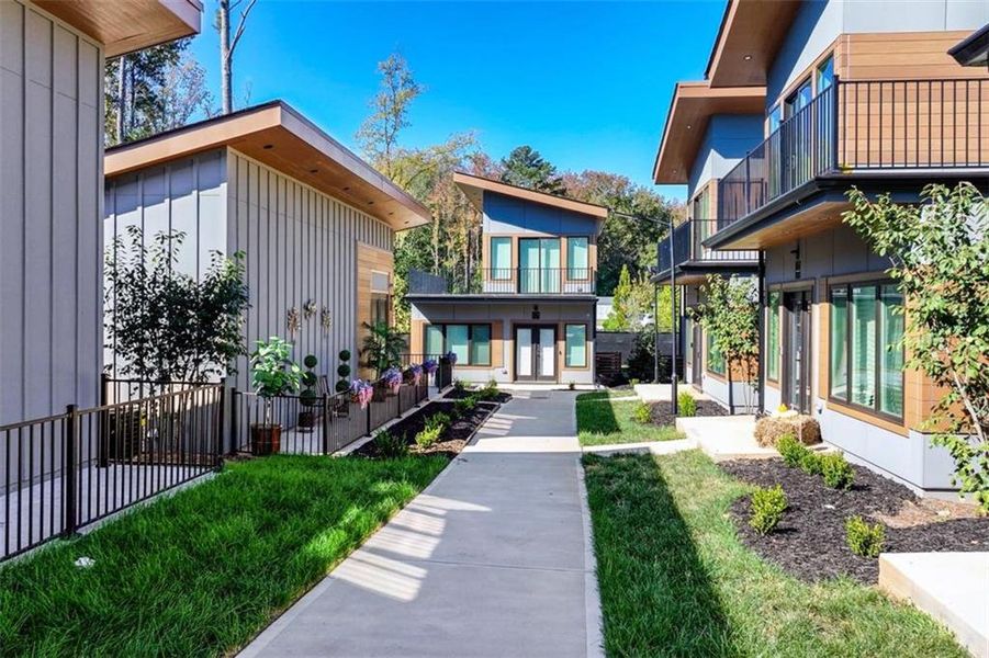 Exterior details and patio area of a home in , Union City (Image 4). Exterior details and patio area of a home in , Union City (Image 4).