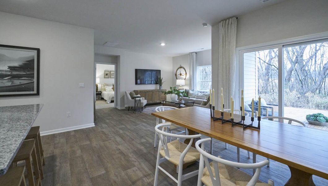 Representative furnished interior of a home built from the Cali by D.R. Horton in Carter Ridge, Greenville (Image 16).