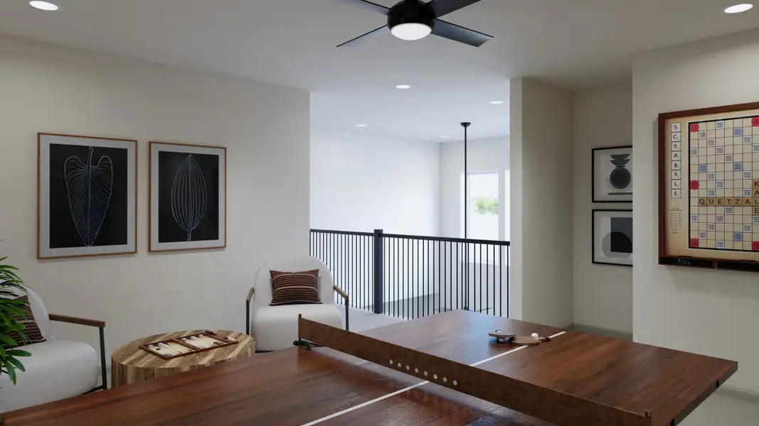 Representative furnished interior of a home built from the Cannes by Normandy Homes in Hazelwood 40' Series, Frisco (Image 9). Representative furnished interior of a home built from the Cannes by Normandy Homes in Hazelwood 40' Series, Frisco (Image 9).