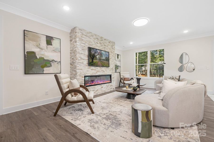 Furnished interior view inside a new home in , Waxhaw (Image 5). Furnished interior view inside a new home in , Waxhaw (Image 5).