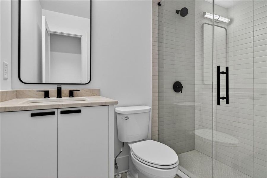 Furnished interior view inside a new home in , Atlanta (Image 41).