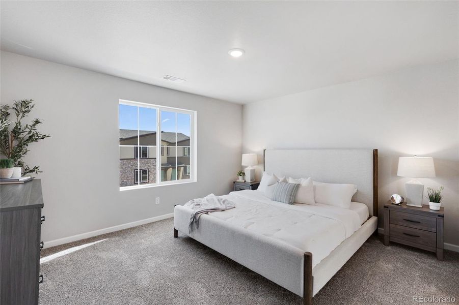 Furnished interior view inside a new home in , Longmont (Image 17). Furnished interior view inside a new home in , Longmont (Image 17).