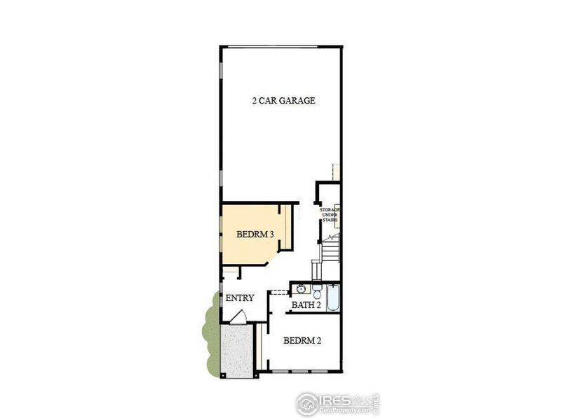 2D floor plan layout of this home in , Loveland, CO (Image 4).