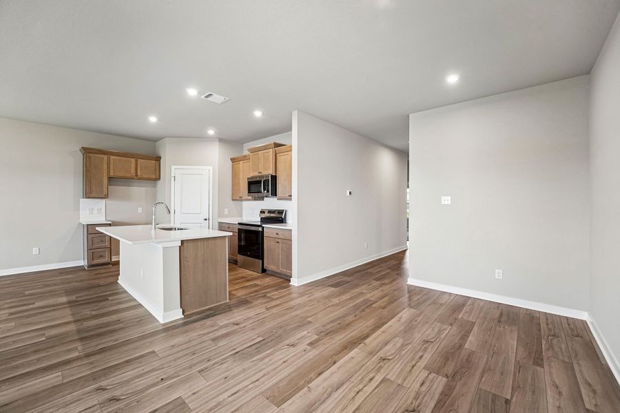 Furnished interior view inside a new home in Hillside Village, Temple (Image 4).