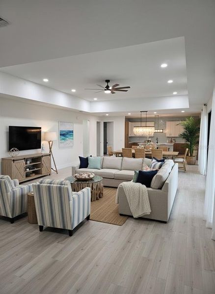 Furnished interior view inside a new home in , Punta Gorda (Image 15).