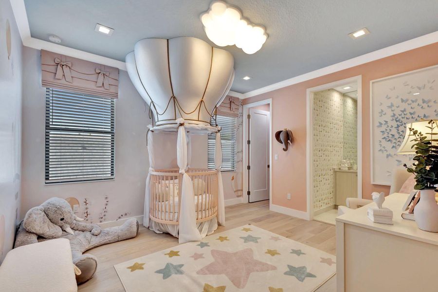 Furnished interior view inside a new home in Apex at Avenir, Palm Beach Gardens (Image 46).