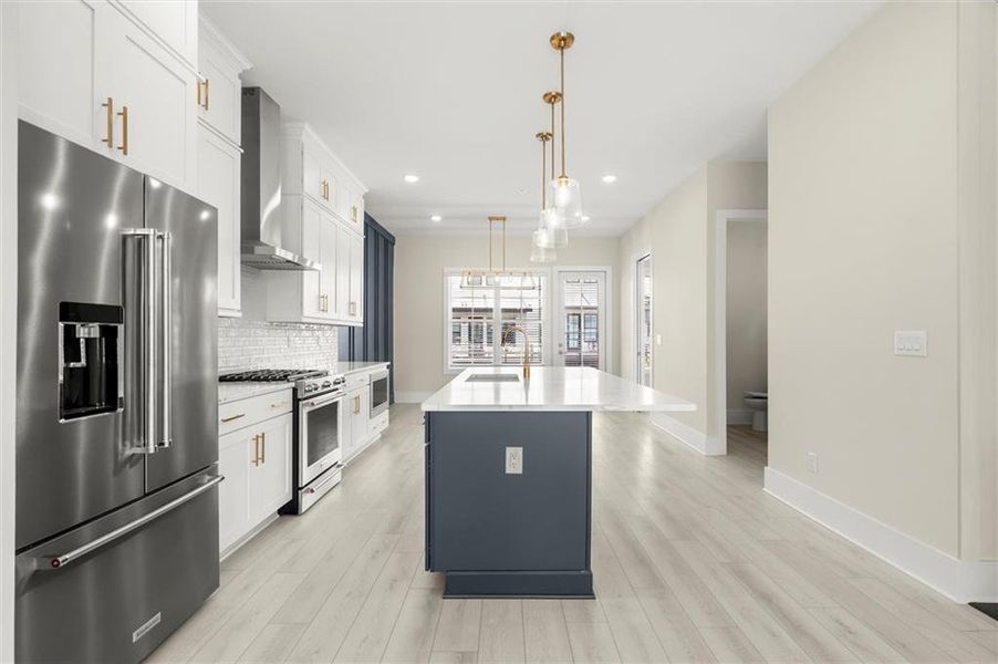 Furnished interior view inside a new home in The Gathering – Alpharetta, Alpharetta (Image 10).