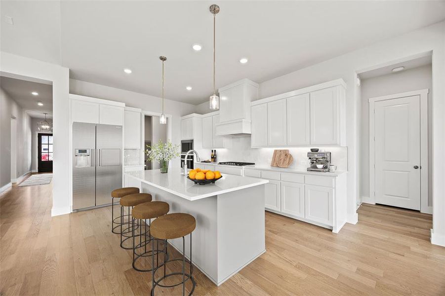 Furnished interior view inside a new home in Chatham Reserve, Providence Village (Image 7).