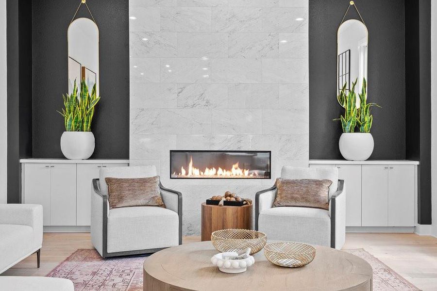 Furnished interior view inside a new home in Sunridge, Austin (Image 35).