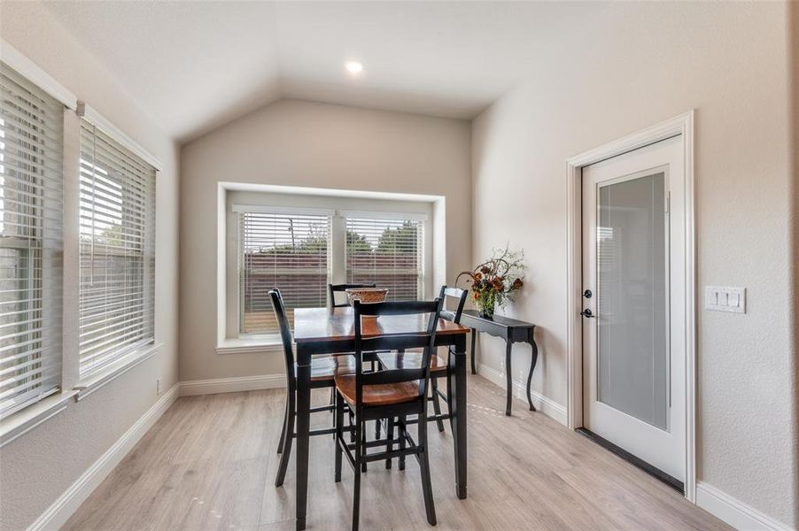 Furnished interior view inside a new home in Mockingbird Hills 60-65, Joshua (Image 23). Furnished interior view inside a new home in Mockingbird Hills 60-65, Joshua (Image 23).