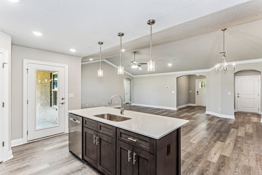 Representative furnished interior of a home built from the The Liberty by Herbst Homes in Prosperity Point, Milton (Image 16).