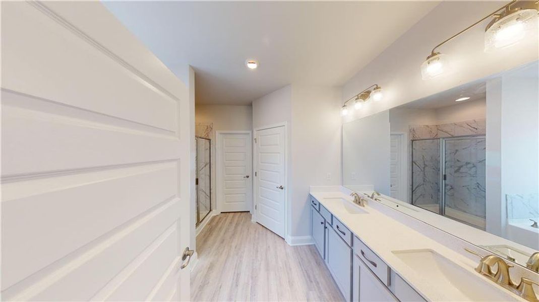Furnished interior view inside a new home in Holliday Pass, Griffin (Image 7).