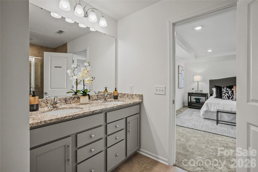 Primary bath is representative