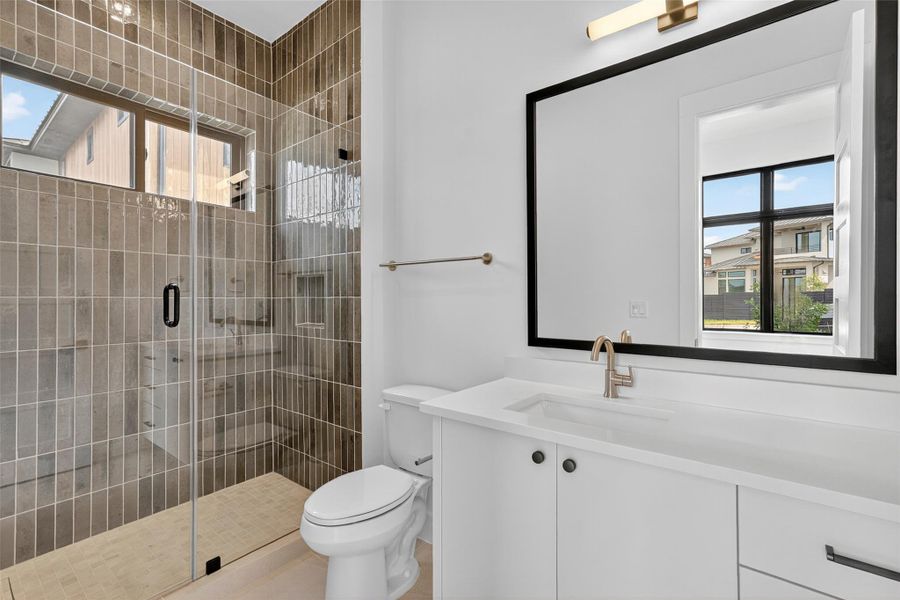 Furnished interior view inside a new home in Milky Way at River Place, Austin (Image 16).