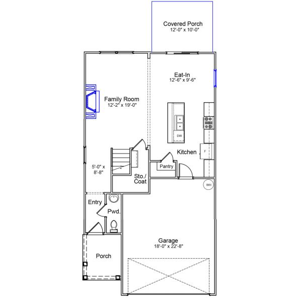 2D floor plan layout of this home in Tucker Ridge, Pendleton, SC (Image 2). 2D floor plan layout of this home in Tucker Ridge, Pendleton, SC (Image 2).