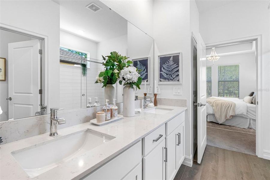 Furnished interior view inside a new home in Pearl Estates, Lutz (Image 36). Furnished interior view inside a new home in Pearl Estates, Lutz (Image 36).