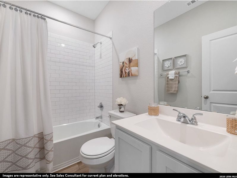 Furnished interior view inside a new home in Willow View, Converse (Image 11).