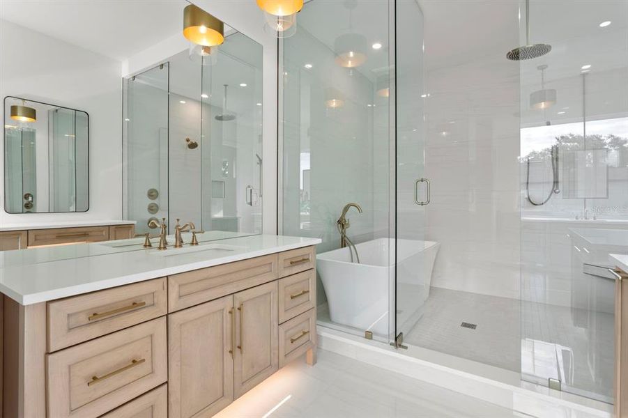 Furnished interior view inside a new home in , Tampa (Image 30). Furnished interior view inside a new home in , Tampa (Image 30).