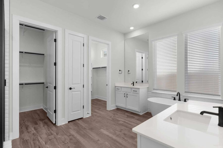 Furnished interior view inside a new home in Lariat, Liberty Hill (Image 12).