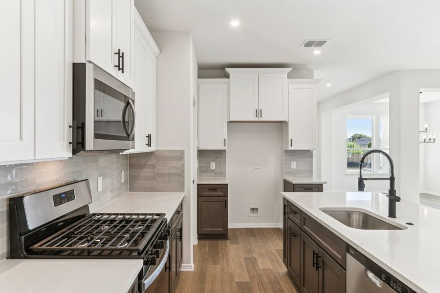 Furnished interior view inside a new home in Porter Country, Buda (Image 8). Furnished interior view inside a new home in Porter Country, Buda (Image 8).