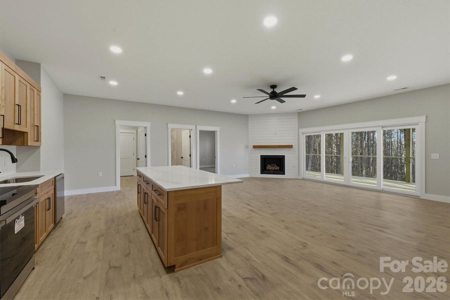 Furnished interior view inside a new home in , Valdese (Image 9).