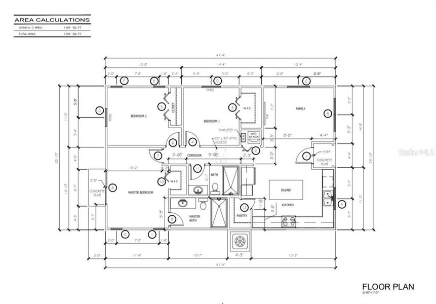 2D floor plan layout of this home in , Lake Panasoffkee, FL (Image 4).