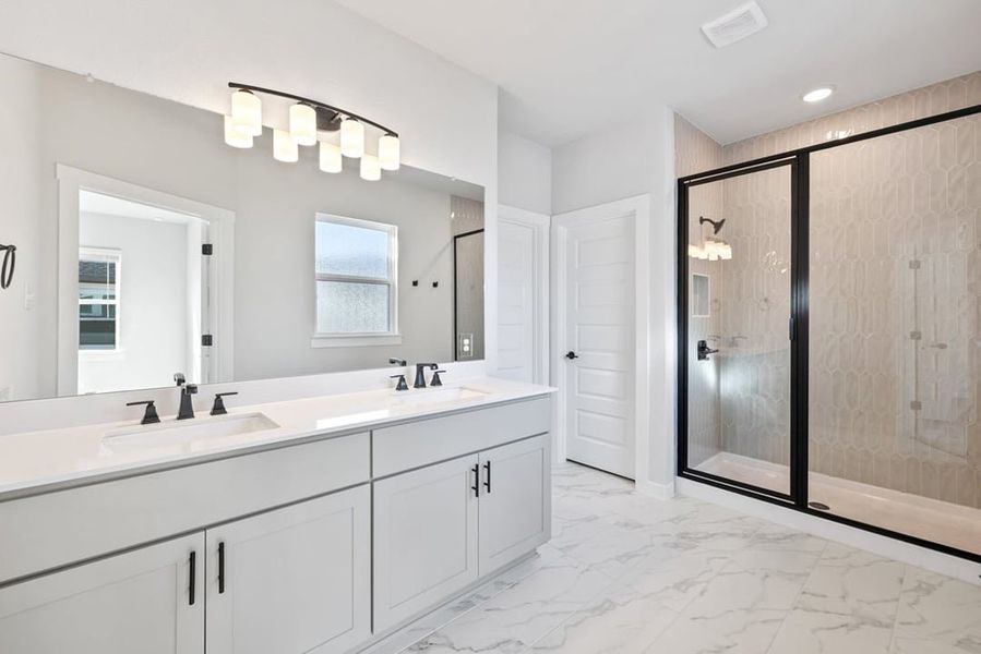 Furnished interior view inside a new home in Union Collection at Park Central, Georgetown (Image 13).