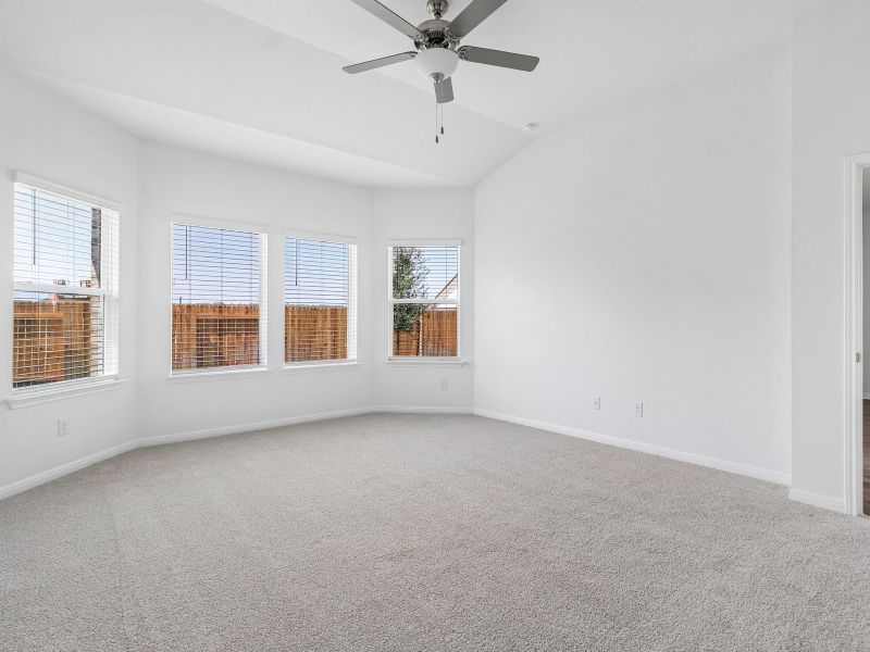 Spacious, unfurnished interior of a new home in Colony at Cole Springs - Boulevard Collection, Buda (Image 9). Spacious, unfurnished interior of a new home in Colony at Cole Springs - Boulevard Collection, Buda (Image 9).