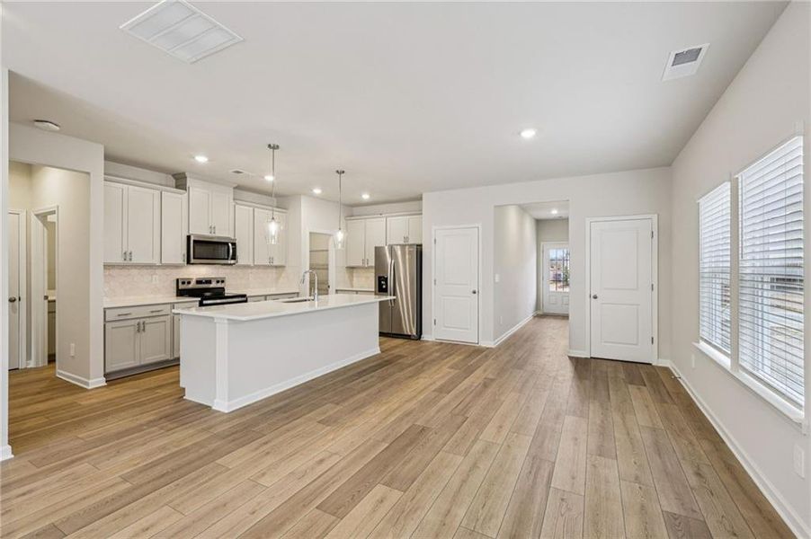 Furnished interior view inside a new home in Hawthorne Station, College Park (Image 6). Furnished interior view inside a new home in Hawthorne Station, College Park (Image 6).