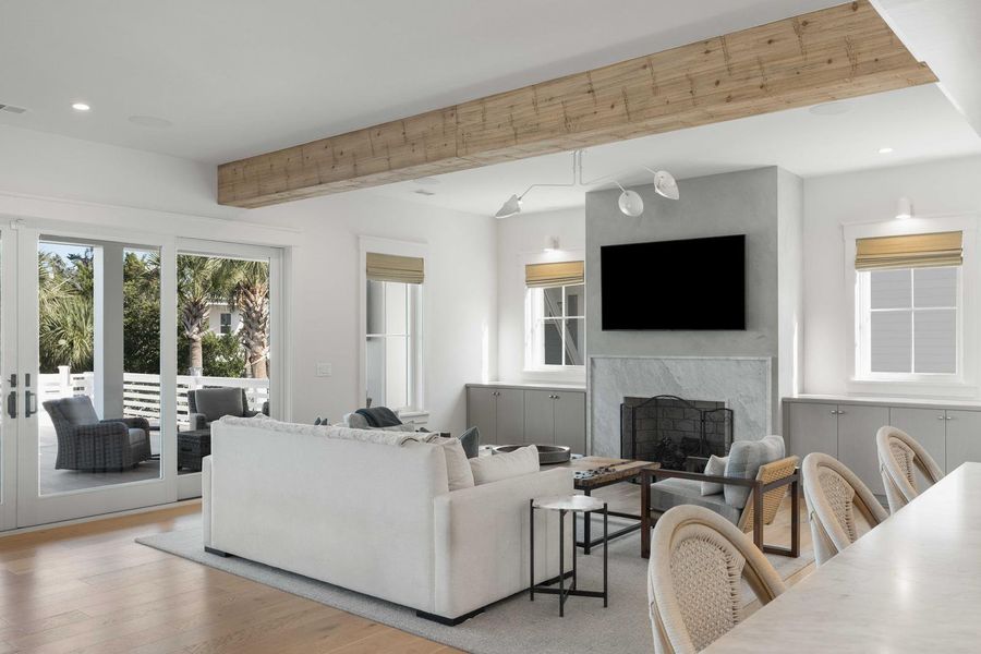 Furnished interior view inside a new home in , Isle Of Palms (Image 10).