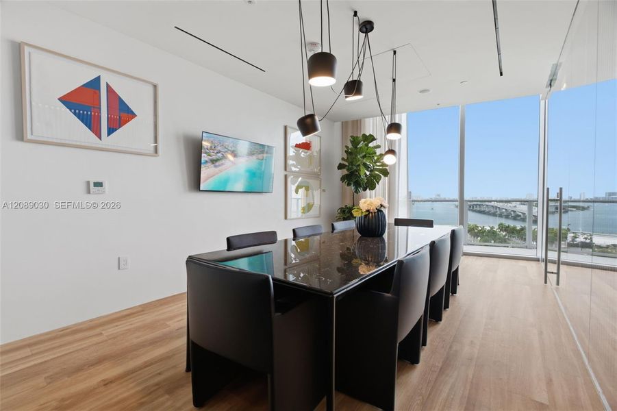 Furnished interior view inside a new home in , Miami (Image 13).