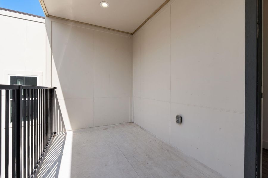 Patio located off 3rd floor