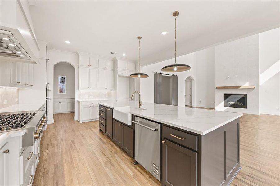 Furnished interior view inside a new home in NorthGlen, Haslet (Image 5).