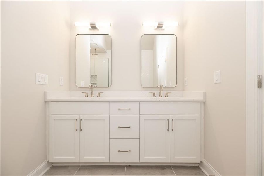 Furnished interior view inside a new home in Byers Park, Alpharetta (Image 7).